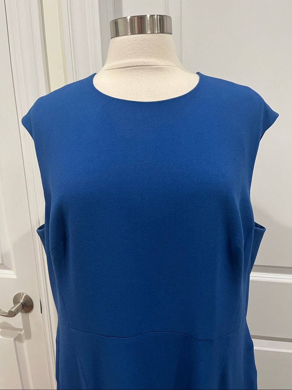 L.K. Bennet Aylin Midi Dress in Hockney Blue Size 16 - Picture 3 of 15